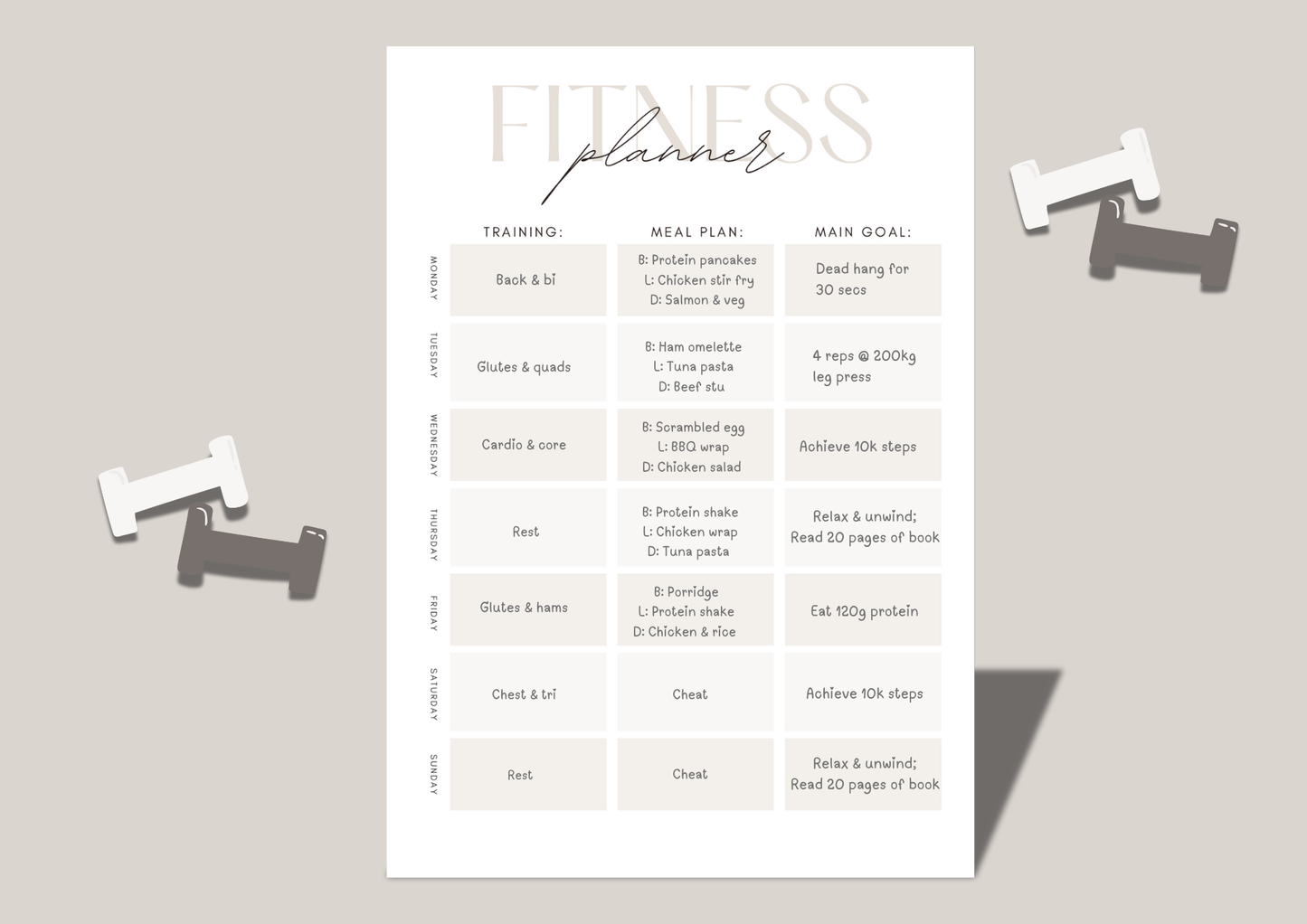 Her Power Planner